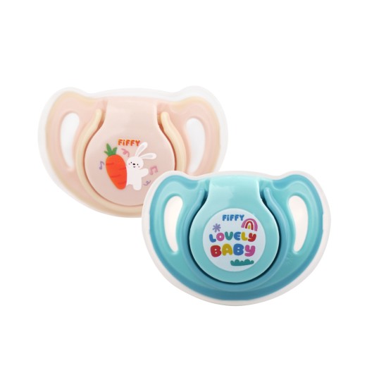 FIFFY SILICONE ORTHODONTIC PACIFIER X 2'S (98-606)