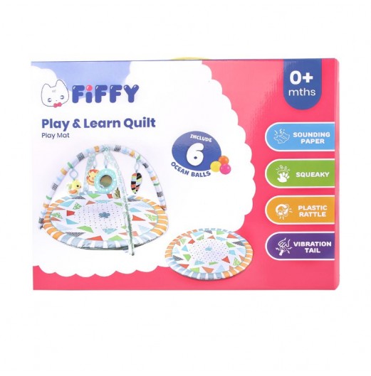 FIFFY TIKAR MAINAN BAYI PLAY & LEARN MAT (98-642) FIFFY TIKAR MAINAN BAYI PLAY & LEARN MAT (98-642)