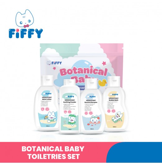 Skin Care - FIFFY BOTANICAL BABY TOILETRIES SET (4 BOTTLES) SHOP ALL - FIFFY BOTANICAL BABY TOILETRIES SET (4 BOTTLES)