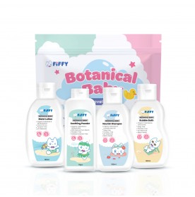 FIFFY MANDIAN BAYI BOTANICAL BABY TOILETRIES TRAVEL SET (4 BOTTLES) (98-864)