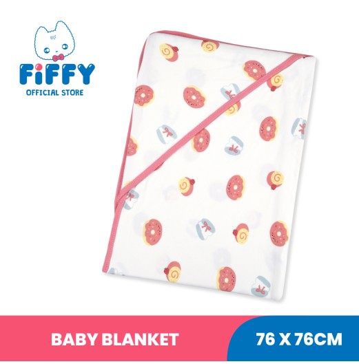 FIFFY BABY BLANKET 76CM X 76CM SELIMUT BAYI (98-877)