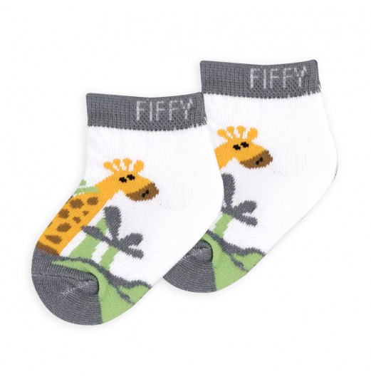 FIFFY STOKIN BAYI COLOURFUL BABY SOCK 2 PAIRS (98-879)