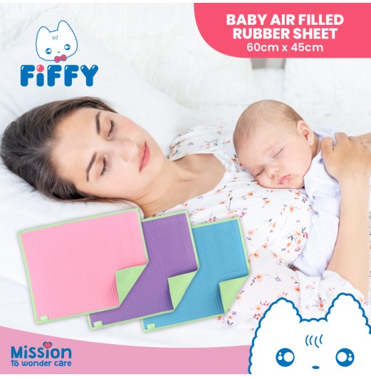 Accessories - FIFFY AIR FILLED RUBBER COT SHEET (60CM x 45CM)