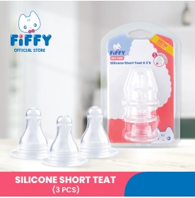 FIFFY SILICONE SHORT TEAT (3PCS) PUTING BAYI (98-883A/M/L)