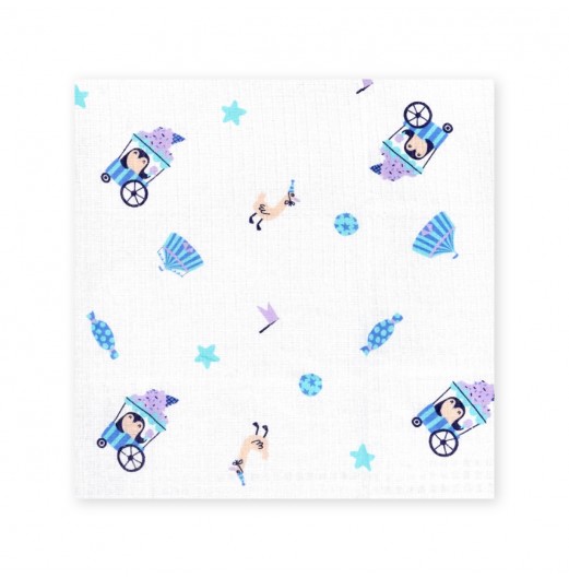 FIFFY LAMPIN BAYI BABY NAPKIN PRINTED 76 X 76CM 10'S (98-894)