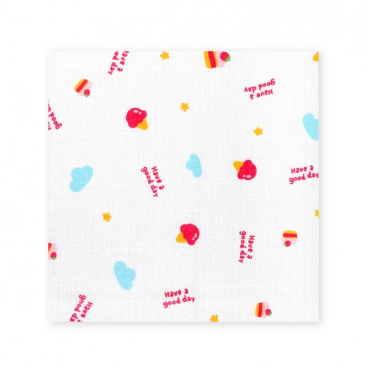 FIFFY LAMPIN BAYI BABY NAPKIN PRINTED 76 X 76CM 10'S (98-894)