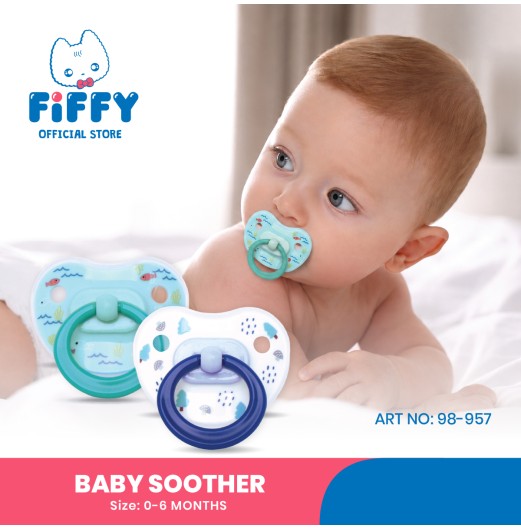 Soothers & Pacifiers - FIFFY SILICONE ORTHODONTIC SOOTHER (TWIN PACK)