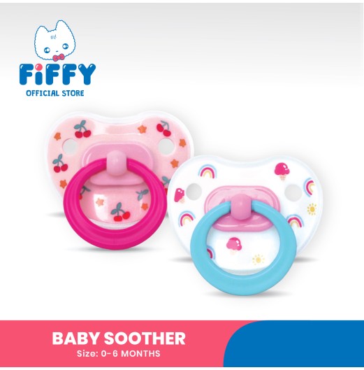 Soothers & Pacifiers - FIFFY SILICONE ORTHODONTIC SOOTHER (TWIN PACK)