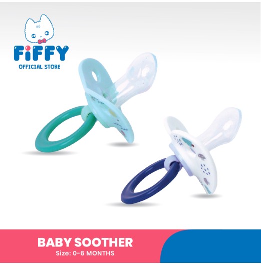 Soothers & Pacifiers - FIFFY SILICONE ORTHODONTIC SOOTHER (TWIN PACK)