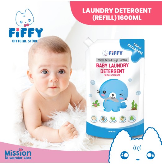 FIFFY MITES & BED BUGS CONTROL BABY LAUNDRY DETERGENT (1 BOTTLE + 2 REFILL PACK) DETERGEN PAKAIAN (FO26004) FIFFY MITES & BED BUGS CONTROL BABY LAUNDRY DETERGENT (1 BOTTLE + 2 REFILL PACK) DETERGEN PAKAIAN (FO26004)