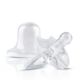 SILICONE SOOTHER (ROUND TIP)