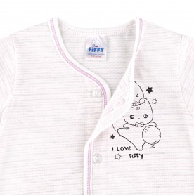 FIFFY I LOVE FIFFY MASCOT SHORT SLEEVE VEST + LONG PANT SUIT