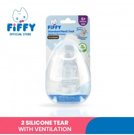 FIFFY SILICONE TEATS WITH ANTI-COLIC VENT