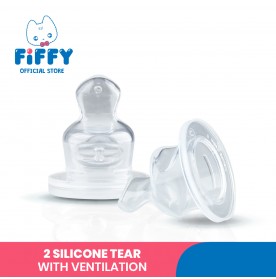 FIFFY SILICONE TEATS WITH ANTI-COLIC VENT