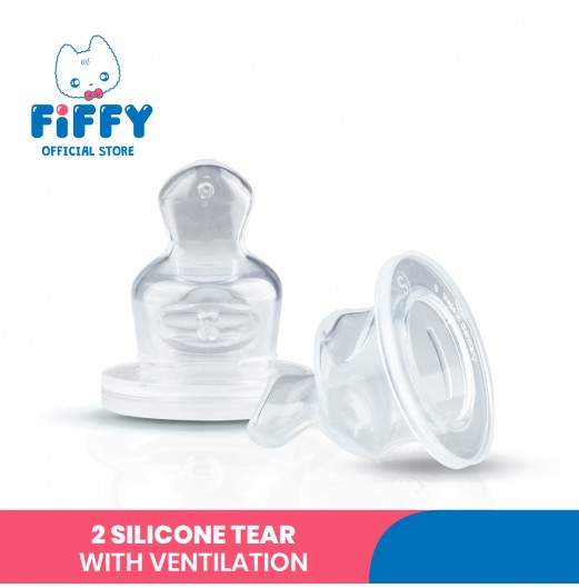 Teats & Nipples - FIFFY SILICONE TEATS WITH ANTI-COLIC VENT