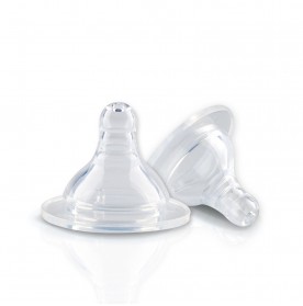 FIFFY SILICONE WIDE NECK TEATS X CUT (2PCS) 18259