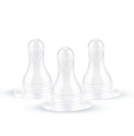 FIFFY SILICONE SHORT STANDARD TEATS 3PCS