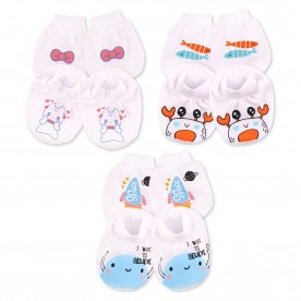 FIFFY MITTEN & BOOTEES (1 PAIR)