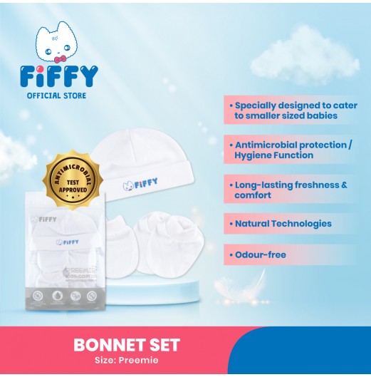 FIFFY PREMATURE BONNET SET