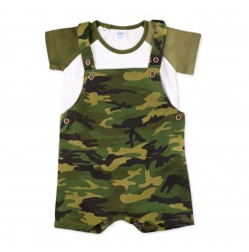 FIFFY ARMY GREEN OVERALL SUIT