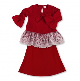 FIFFY ADORABLE LACE MALAY DRESS
