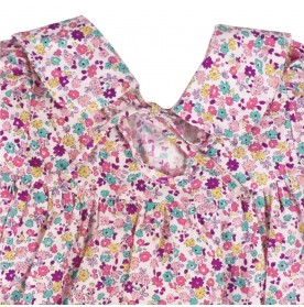 FIFFY PINK FLORAL BLOUSE SUIT