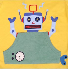 FIFFY TIME ROBOT 3D EFFECT T-SHIRT SUIT