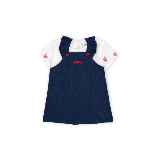 FIFFY HEART DENIM 2 IN1 DRESS BAJU BAYI (2326012) FIFFY HEART DENIM 2 IN1 DRESS BAJU BAYI (2326012)