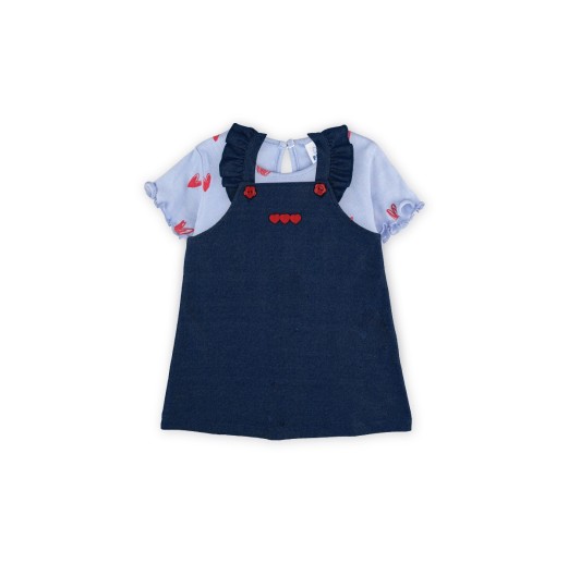 FIFFY HEART DENIM 2 IN1 DRESS BAJU BAYI (2326012) FIFFY HEART DENIM 2 IN1 DRESS BAJU BAYI (2326012)