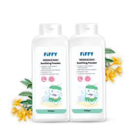 FIFFY BOTANICAL BABY POWDER (500GM X 2)