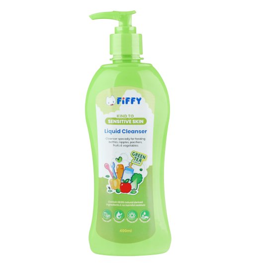 Bottle Wash - FIFFY BABY LIQUID CLEANSER GREEN TEA (400ML)