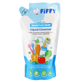 FIFFY BABY LIQUID CLEANSER REFILL PACK NO FLAVOUR (600ML)