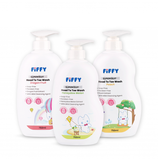 FIFFY CLEARANCE BABY HEAD TO TOE & WIPES RM8 (EXP SOON)