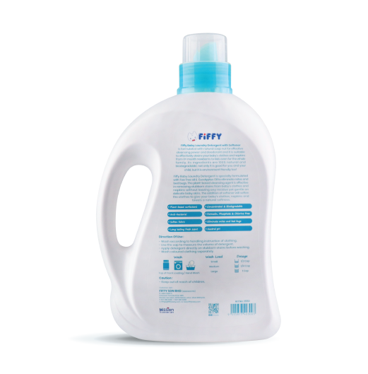 BABY LAUNDRY DETERGENT WITH SOFTENER 2L (FREE GIFT)