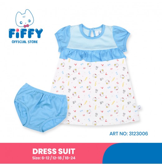 FIFFY COLOURFUL NUMBER DRESS SUIT