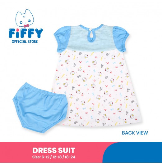 FIFFY COLOURFUL NUMBER DRESS SUIT