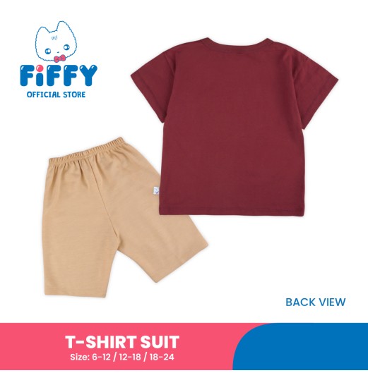 FIFFY AFRICA GIRAFFE T-SHIRT SUIT BAJU BAYI (3226004)