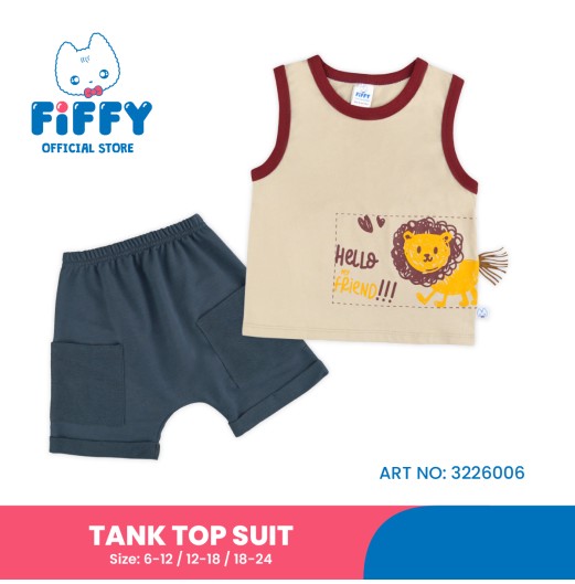 FIFFY HELLO MY FRIEND T-SHIRT SUIT BAJU BAYI (3226006) FIFFY HELLO MY FRIEND T-SHIRT SUIT BAJU BAYI (3226006)