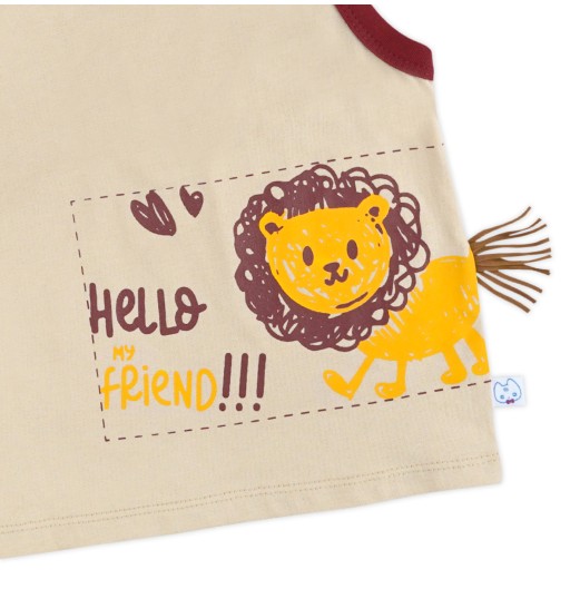 FIFFY HELLO MY FRIEND T-SHIRT SUIT BAJU BAYI (3226006) FIFFY HELLO MY FRIEND T-SHIRT SUIT BAJU BAYI (3226006)