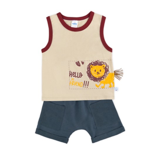 FIFFY HELLO MY FRIEND T-SHIRT SUIT BAJU BAYI (3226006) FIFFY HELLO MY FRIEND T-SHIRT SUIT BAJU BAYI (3226006)