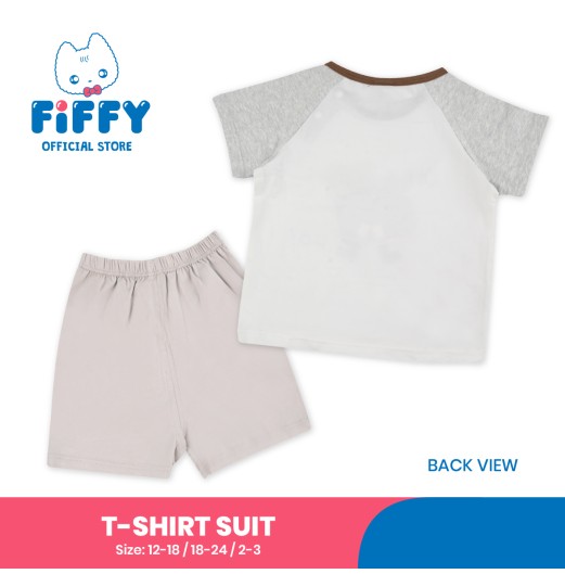 FIFFY LET'S GO BEAR T-SHIRT SUIT(3226011) FIFFY LET'S GO BEAR T-SHIRT SUIT(3226011)