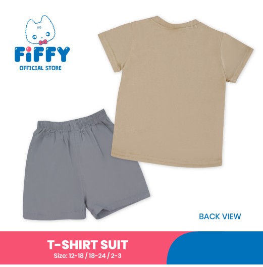FIFFY SPORTS BEAR T-SHIRT SUIT BAJU BAYI (3226014)