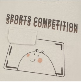 FIFFY SPORTS BEAR T-SHIRT SUIT BAJU BAYI (3226014)