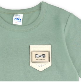 FIFFY BOY PLAIN POCKET T-SHIRT SUIT (3226901)
