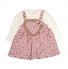 FIFFY SWEETHEART BOW BAJU BAYI DRESS (3325818)