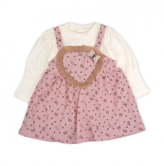 FIFFY SWEETHEART BOW BAJU BAYI DRESS (3325818)
