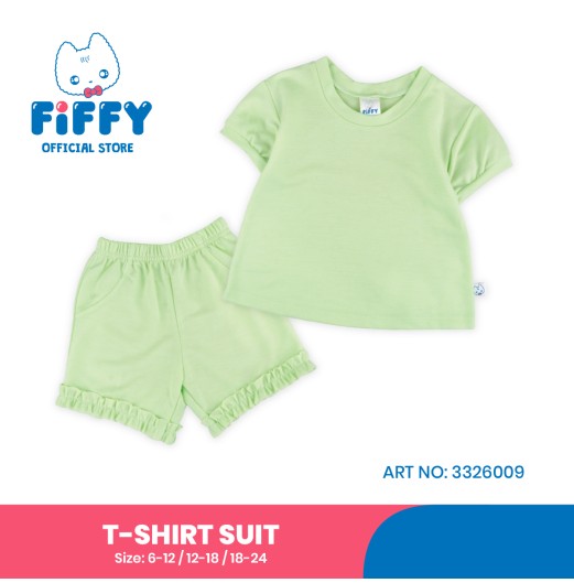 FIFFY BASIC RUFFLE T-SHIRT SUIT BAJU BAYI (3326009)