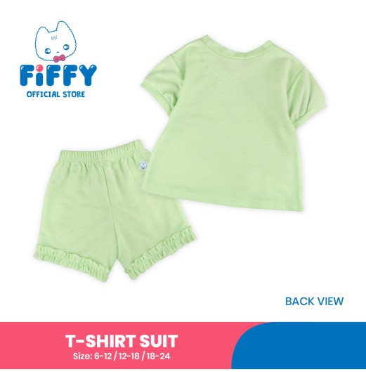 FIFFY BASIC RUFFLE T-SHIRT SUIT BAJU BAYI (3326009)