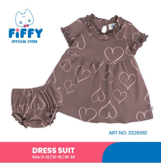 FIFFY RUFFLE DRESS SUIT BAJU BAYI (3326010)