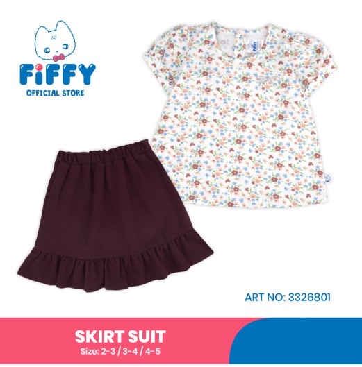 FIFFY SWEET FLORAL SKIRT SUITS BAJU BAYI (3326801)